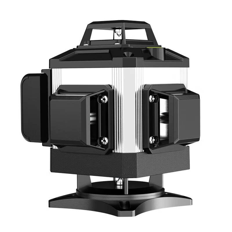 Fiber laser infrared level meter outdoor automatic leveling ultra-bright long standby green light strong light water level meter green light 8 lines extra thick aluminum alloy top version