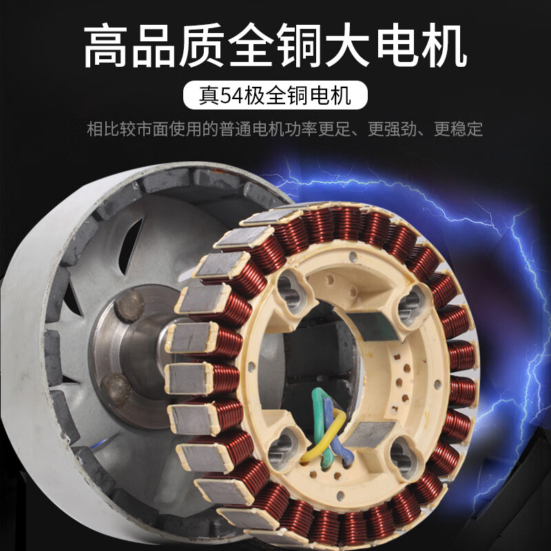 Zongtai variable frequency gasoline range extender battery 48V60V72V automatic three/four-wheel car generator four-stroke range extender without wiring fully automatic 7KW three-wheel special