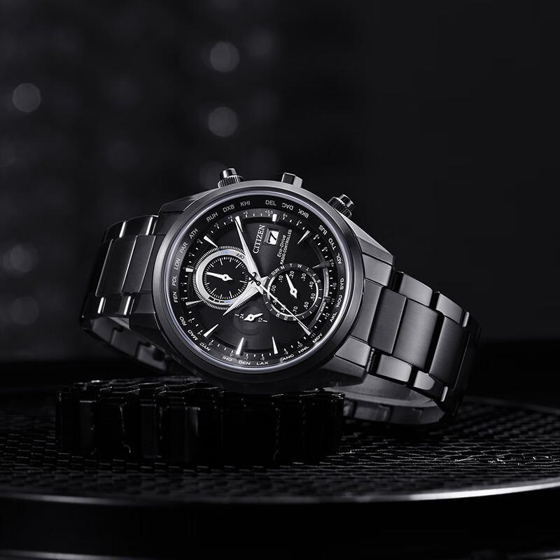 CITIZEN watch men's photo-kinetic energy wave Japanese and Korean watch Air Eagle steel belt gift for boyfriend AT8265-81E