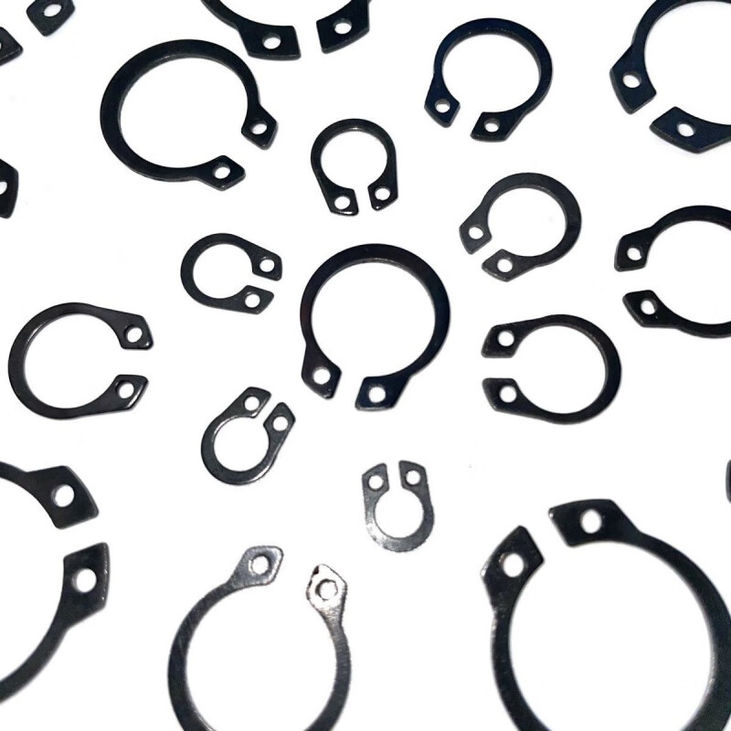 An Junsheng shaft card A-type shaft with snap ring bearing external clamp spring retaining ring buckle C-type snap ring 65MN manganese GB894 shaft m5 10 pieces