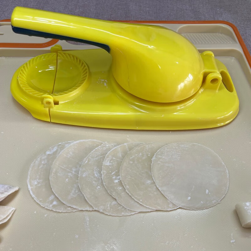 Jiaxiaoyou Japan exports dual-purpose automatic dumpling making machine, upgraded small dumpling wrapping machine, dumpling rolling machine, upgraded deep sea blue dumpling making artifact 1 piece (pressed