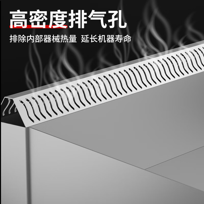 Hongyi Western Kitchen electric griddle merchant hand cake machine Teppanyaki barbecue all-in-one stall stove gas Teppanyaki electric grill equipment chicken rack stove egg filling cake baking cold noodle machine Gas model 718 Dual temperature control + 8mm iron plate model