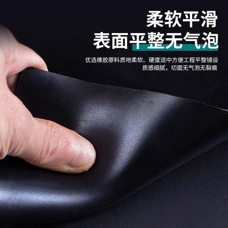 Sensitive industrial insulating rubber sheet rubber distribution room floor 5kv high voltage insulating floor mat 3mm black flat surface 1m*1m*3mm