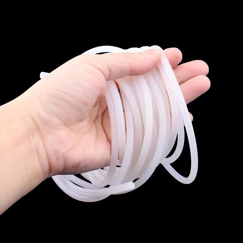 Silicone solid round strip, silicone sealing strip, high temperature resistant silicone strip, silicone rubber soft strip 2/3/4/5/6/7/8/10/12/15mm diameter 12mm price per meter