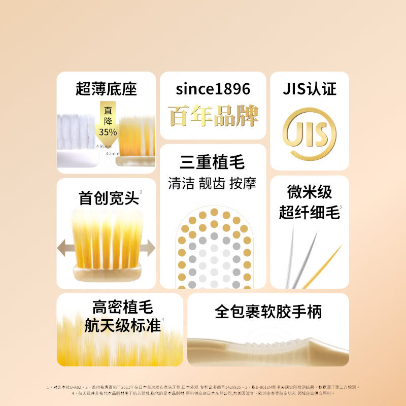 EBISU 65-hole medium-bristle toothbrush to freshen breath, protect gums, clean and care for teeth, 8 pieces for home use, random colors