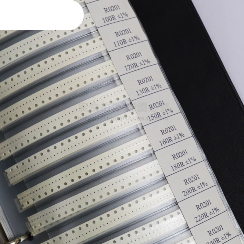 0201 0402 0603 0805 1206 1210 SMD high frequency wire wound inductor package sample component booklet 0201 SMD filter beads 14 types, 25 pieces each