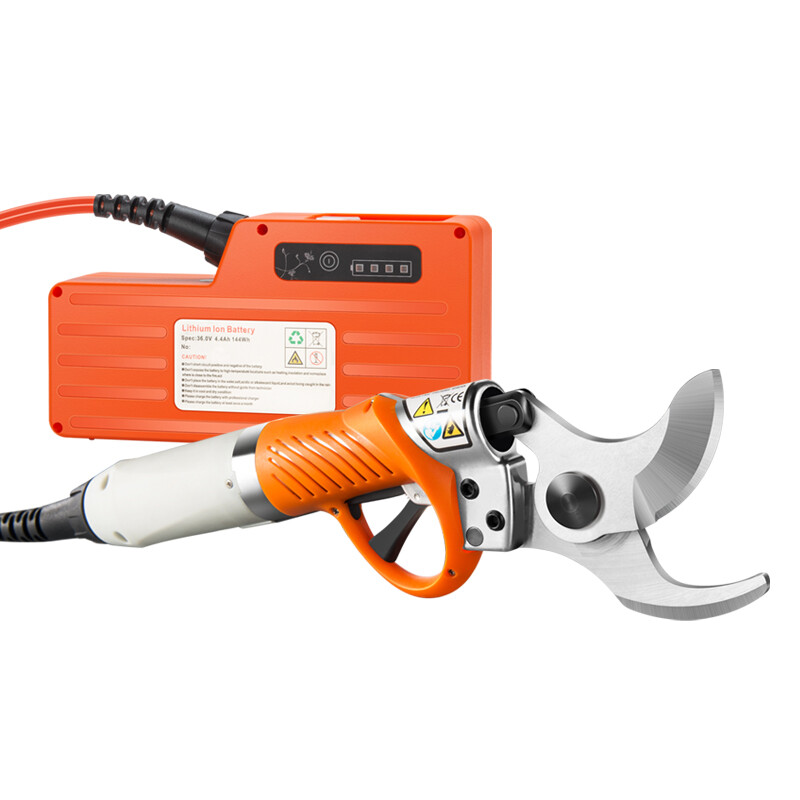 Jinggu German quality electric scissors, fruit tree pruning shears, garden lithium battery rechargeable pruning branches, powerful and multi-functional, luxury version, wired 5 cm electric shears, working 8-10 hours