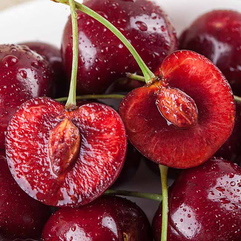 Dakou Qiba Chile imported spot cherry black car large cherry fresh fruit cherry fresh gift box SF Express 2250g (net weight) boutique gift box with box 5 catties 3J 30mm (inclusive)-32mm (inclusive)