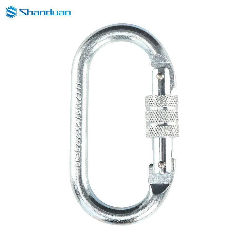 Sanduao speed drop O-type thread lock, high-altitude operation main lock, quick-hook outdoor safety hook, safety buckle AD-WJ012 O-type thread steel lock