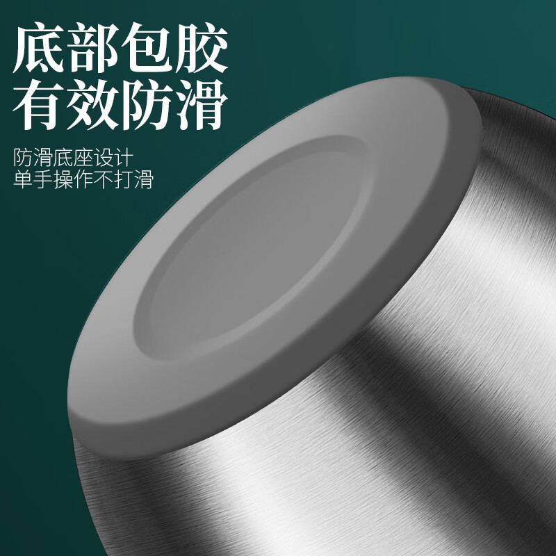 HUYO 304 stainless steel vegetable dehydrator, fruit and vegetable salad water spinner, drying machine, kitchen household vegetable washing and draining basin 304 stainless steel dehydrator