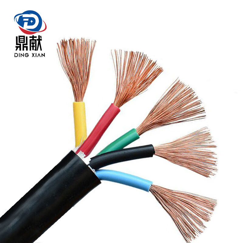 Dingxian wire and cable RVV 3*4 square 3-core flame retardant cable fully inspected 1 meter