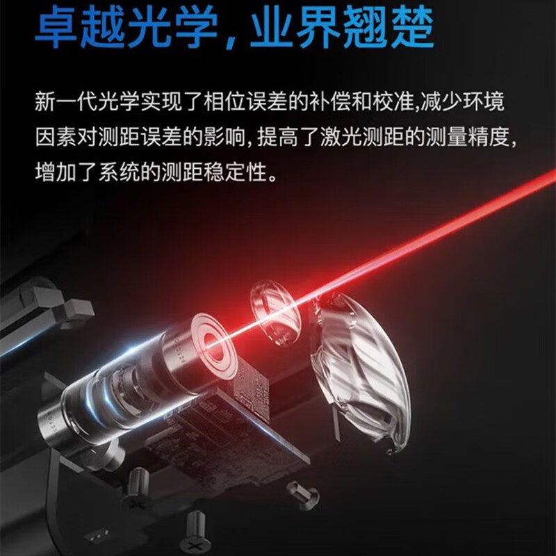 Shendawei laser range finder handheld high-precision infrared distance measuring instrument electronic ruler measuring room household SW-MS 50 meter battery model