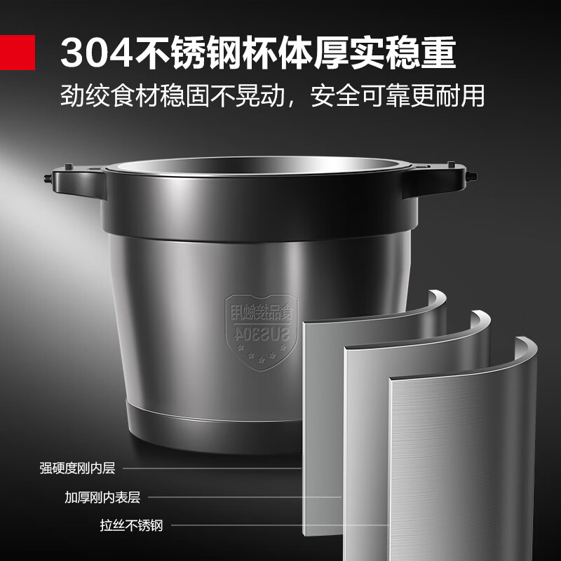 DEMASHI commercial meat grinder, household stainless steel meat grinder, multi-functional cooking machine, vegetable grinder, 6L stuffing grinder, minced meat grinder, JR-06 (shipped from Beijing warehouse)