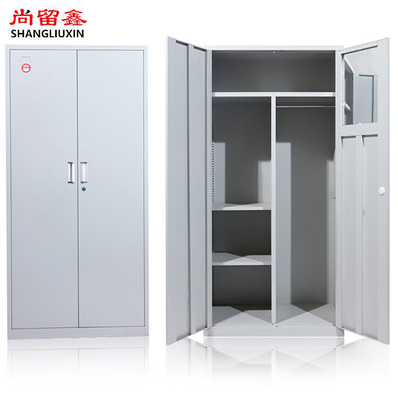 Shangliuxin steel integrated locker 1850*900*500mm housekeeping cabinet multi-functional factory workshop locker large wardrobe thickened iron cabinet