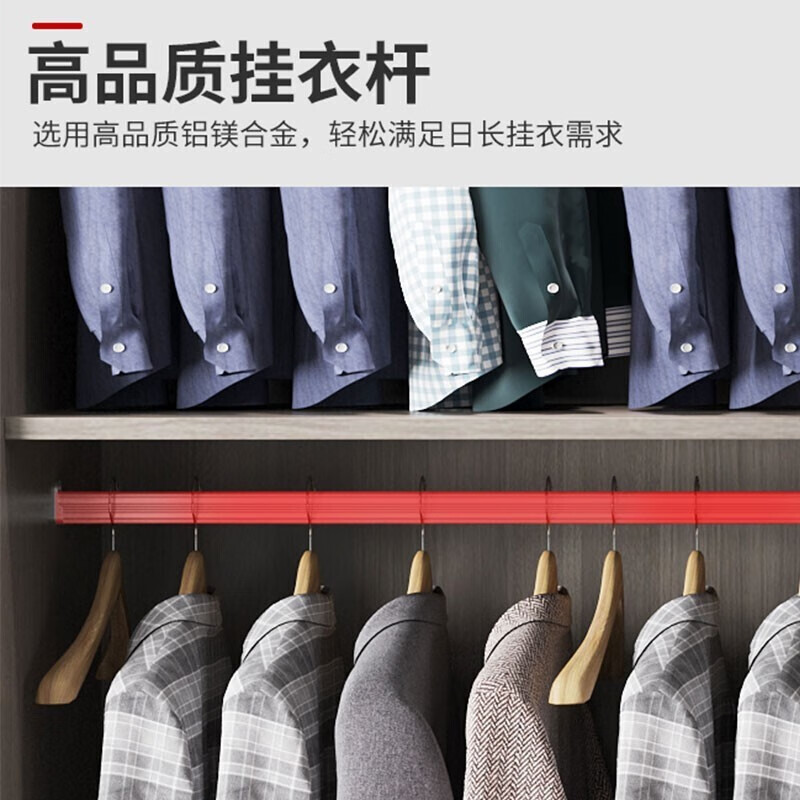 Zhilei wardrobe bedroom modern simple large capacity storage wardrobe rental house large wardrobe 1.6 meters main cabinet 2 doors