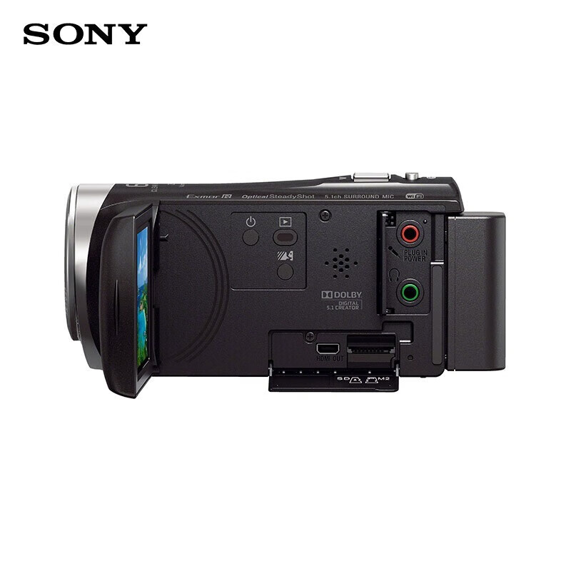 Sony (SONY) HDR-CX450 high-definition camera small home self-media shooting vlog camera DV recorder new HDR-CX450 package two (64G card + original spare battery)