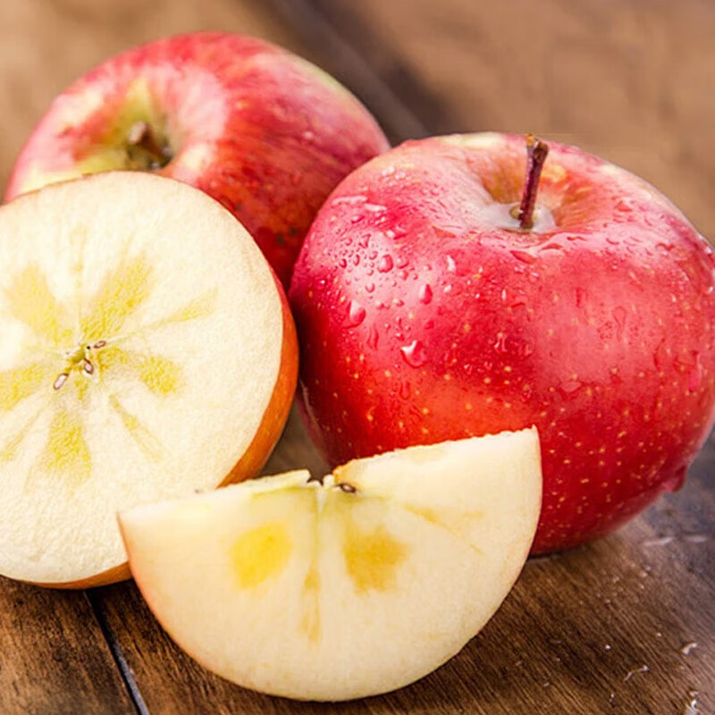 Jingdida Xinjiang Aksu Rock Candy Heart Apple Net Weight 8.5 Jin Single Fruit 160g + Fresh Fruit Direct Shipping from the Source