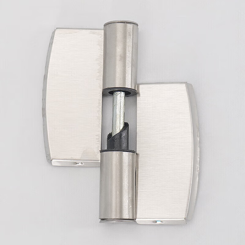Hesdig JG-1914 stainless steel partition hinge public toilet self-closing door removable hinge 2 pieces/piece right stainless steel cover + alloy (jingcang flash delivery)