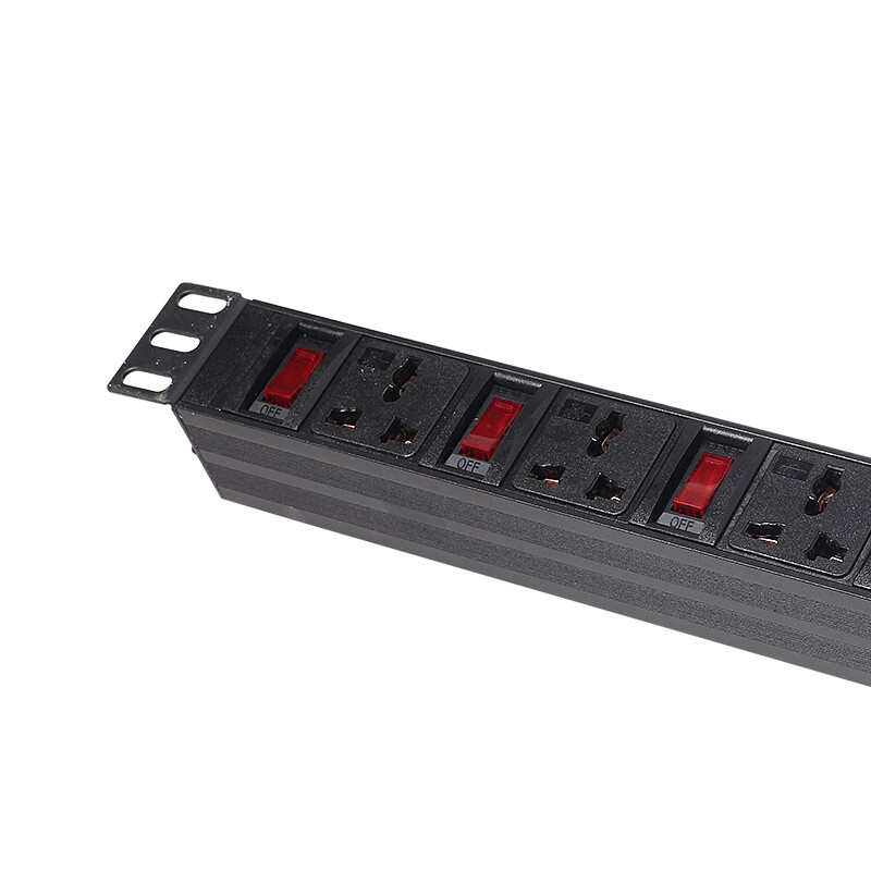 Shantou Lincun Yitong PDU socket 10A multi-hole 6-position independent control for home use 4-position 1.5 square meters 18 meters