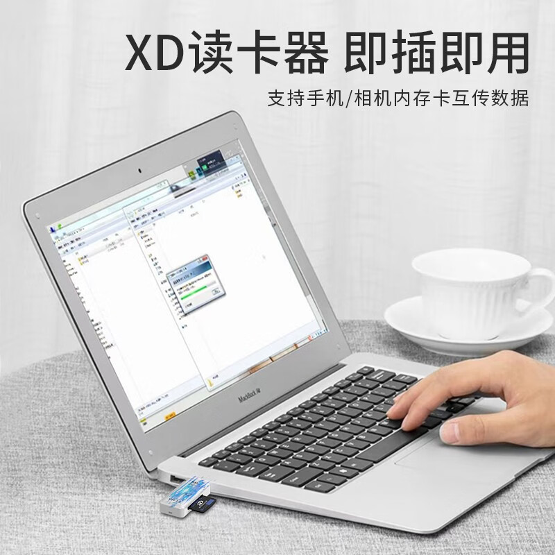 Aprilbuy XD card reader camera OTG line Olympus Kodak Fuji Canon Sony camera storage memory card all-in-one universal SLR Apple Android mobile phone computer USB computer read XD card white other