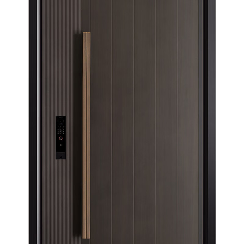 Guifu armored door Guixia shaft type silent door carved cast aluminum door safety door