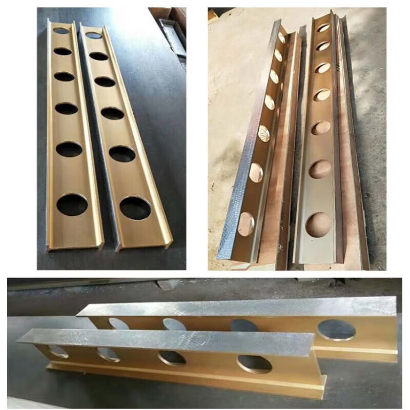 Magnesium-aluminum level ruler Magnesium-aluminum alloy level ruler High-precision magnesium-aluminum I-shaped parallel level ruler Inspection level ruler 500*60*30