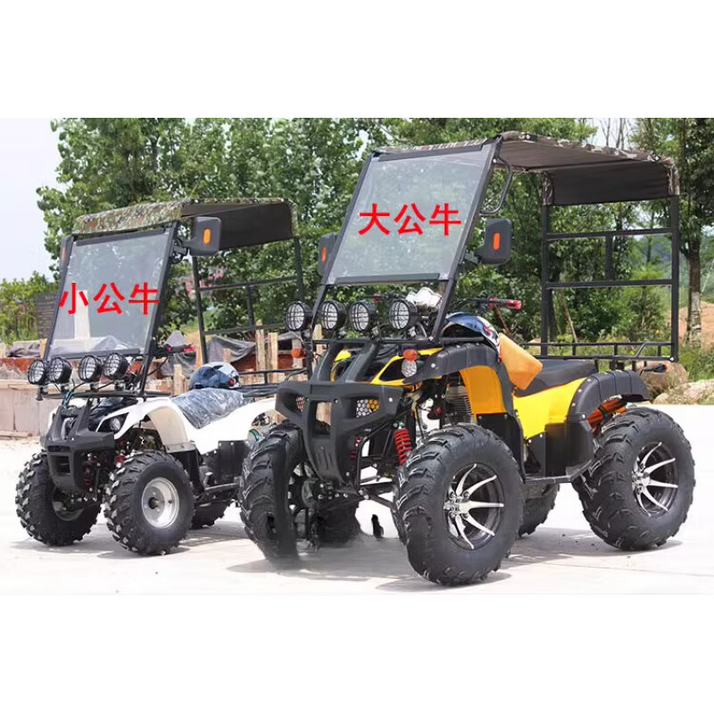 Septi ATV four-wheel off-road motorcycle all-terrain Big Bull automatic electric mountain motorcycle four-wheel drive gasoline Little Bull Package 2