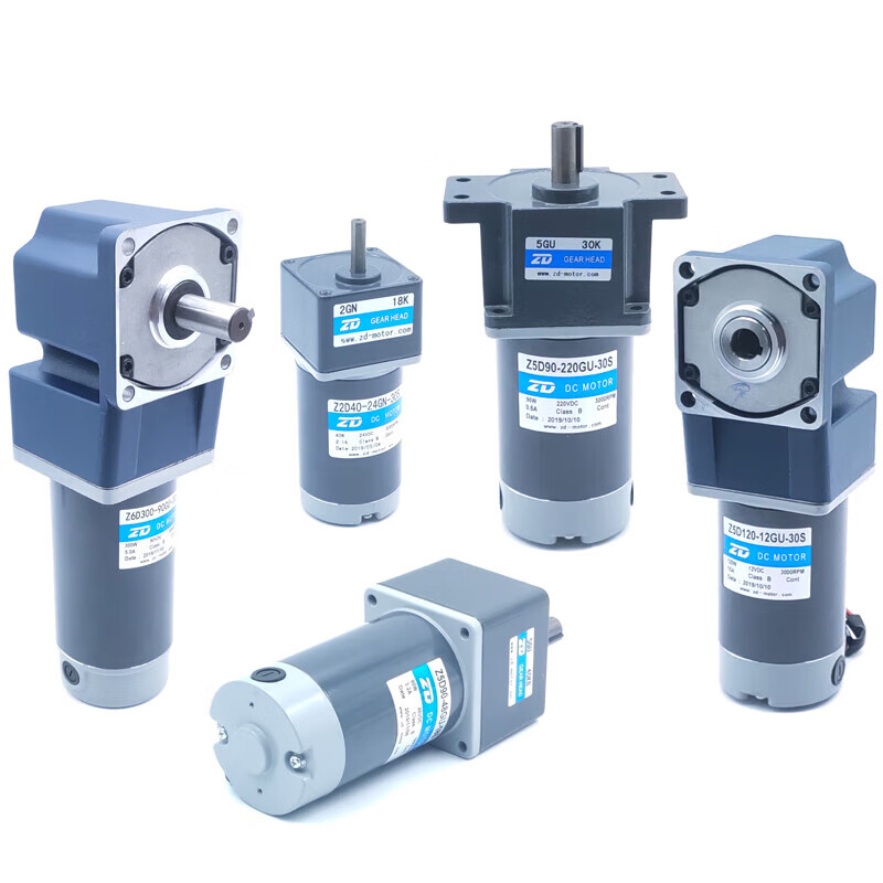 ZD Zhongda motor 6W-250W 110V 220V speed regulating motor gear reducer speed ratio 3-750 optional 4IK25RGN A(F)(110V)90K(B)-200K(B)