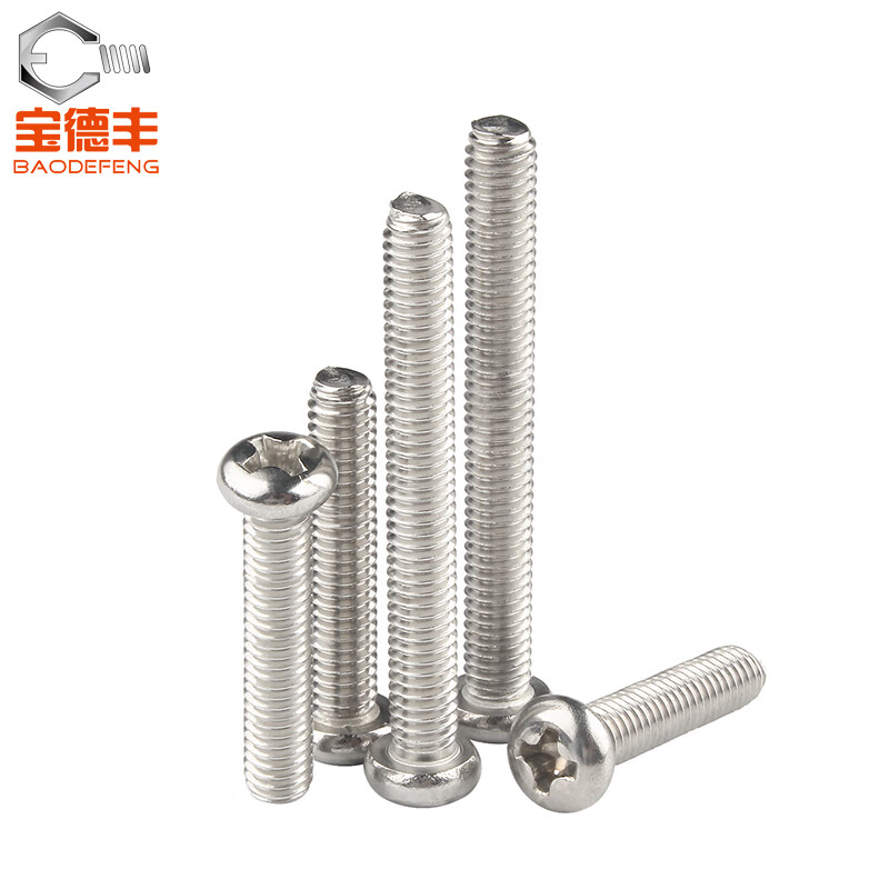 Baodefeng 304 stainless steel electrical switch socket screws panel screws round head screws / countersunk head screws extension screws 304 material round head 4 cm cm 20 pieces