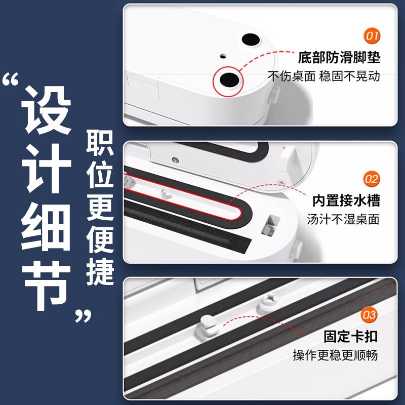 Jingyan vacuum sealing machine wet and dry small household plastic sealing machine food preservation sealing machine fully automatic food vacuum machine LCD digital display model quick sealing + lengthened and widened sealing 30cm