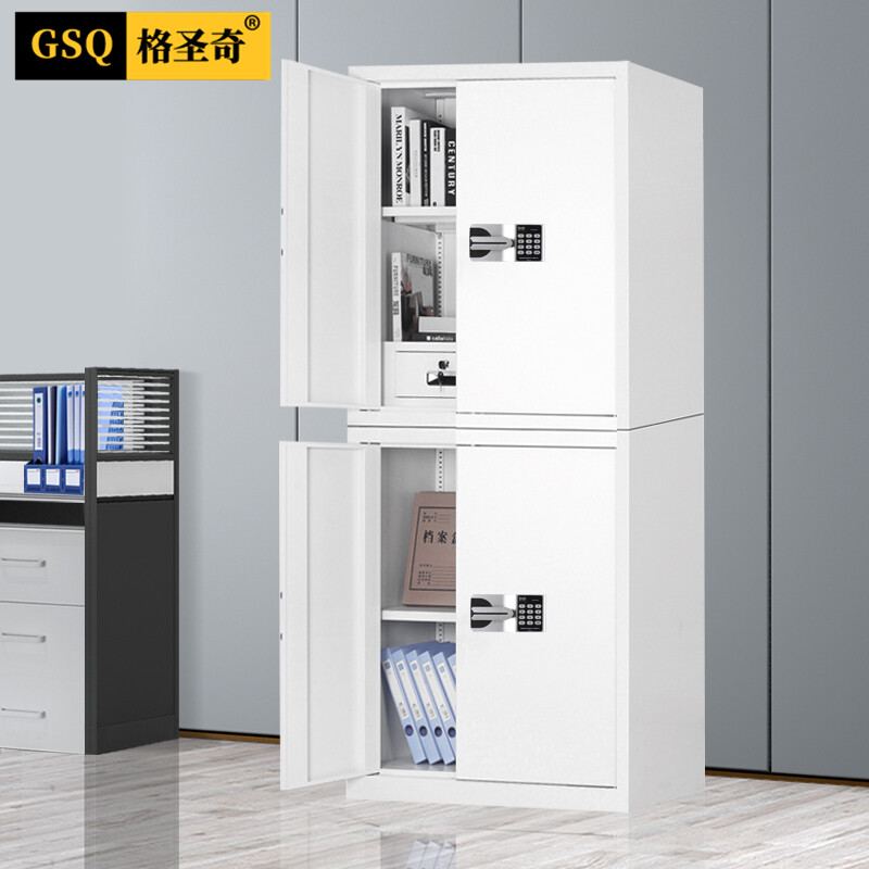Geshengqi safe cabinet, financial room confidential information cabinet, double-section storage cabinet, contract sorting cabinet, C1898 national security lock