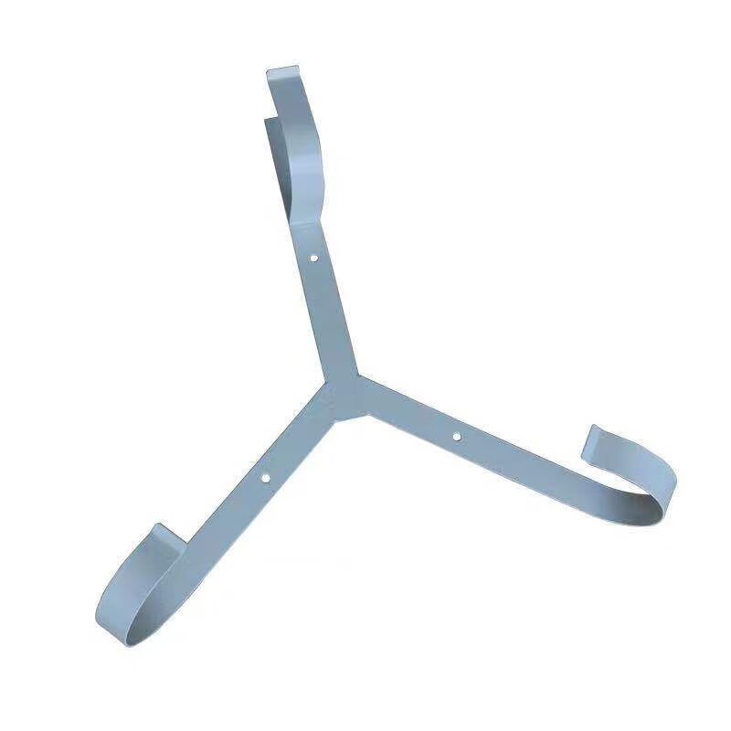 Professional marine stainless steel lifebuoy bracket, iron lifebuoy hanger hook, matching tripod storage rack, iron lifebuoy rack (galvanized)