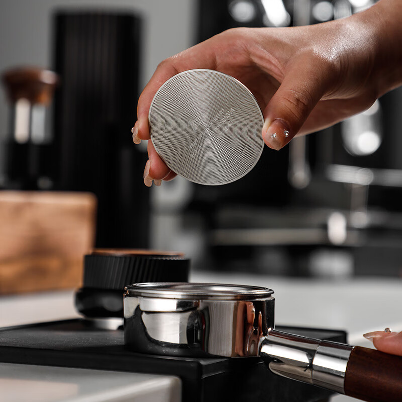 Bincoo stainless steel secondary water separation net espresso machine handle powder bowl sintered piece uniform extraction filter piece