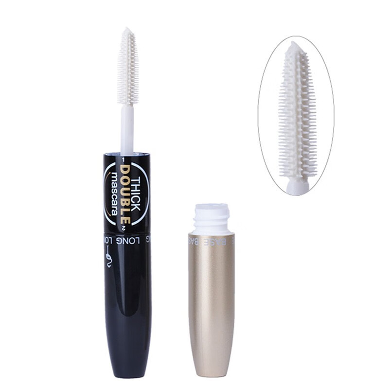 Flamingo double-ended mascara waterproof, long and non-smudged 6208, curling, not easy to remove makeup, extended and encrypted 1 pack