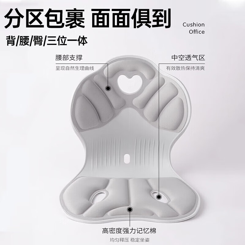 Yuyue Starry Sky Bed Backrest Chair Waist Protector Cushion College Dormitory Lazy Sofa Office Ergonomic Waist Protector Seat Gray Full Waist Cover Super Waist Support Office Sedentary Artifact