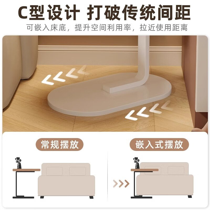 Shanshan wood art bedside table sofa table bedside table living room side table small coffee table small tea table bedroom bedside table