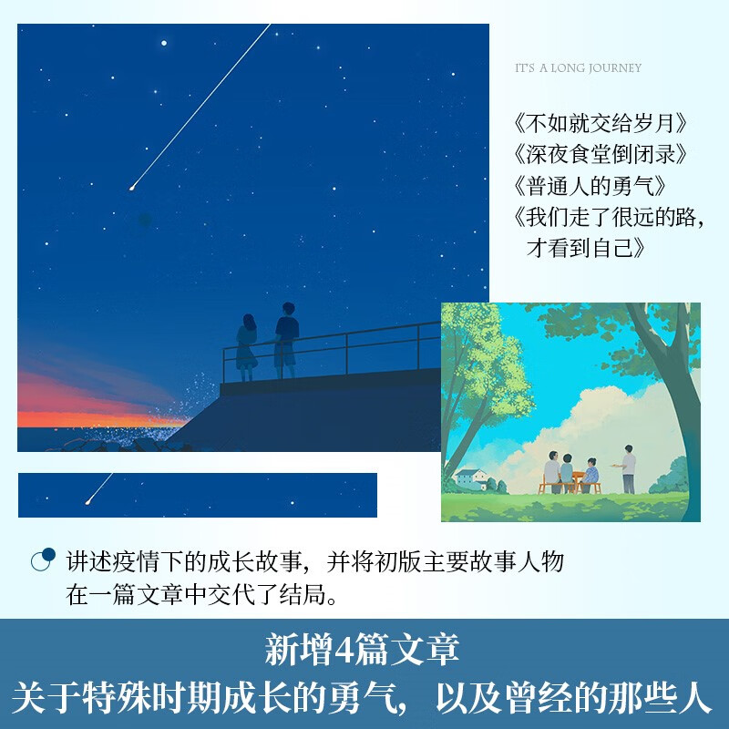 A letter to readers + bookmarks + posters + challenge cards + postcards. You have come a long way, right? (Lu Sihao’s best-selling five-year updated edition, with more than 20,000 new words about the courage to grow up in special times and those people in the past)