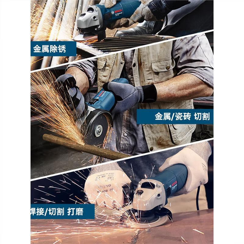 Bosch 710W grinding angle grinder polishing cutting machine Dr. multifunctional grinding wheel household hand grinder GWS700 GWS 700 factory configuration