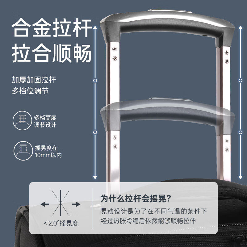 CROSSGEAR Swiss Army Knife 28-inch Trolley Case Business Travel Oxford Cloth Suitcase Men's and Women's Password Box Checked Large Capacity