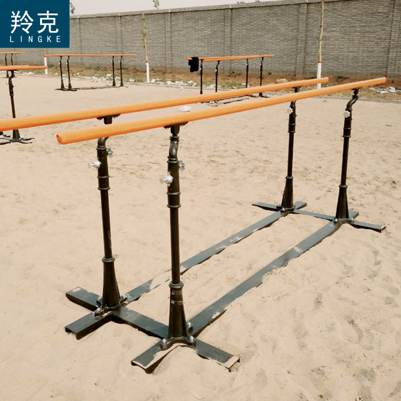 LINGKE horizontal bar parallel bar outdoor standard training adjustable home pull-up fitness firefighting training 2. Military type large horizontal bar (weight 54kg)