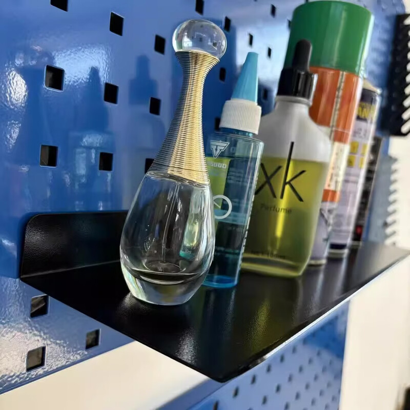 Hardware tool hanging board rack hole board hook storage small layer board home wall hanging storage stainless steel small layer board rack galvanized small layer board