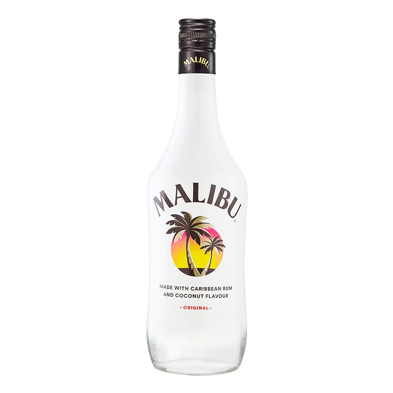 Malibu rum blended wine coconut flavored wine imported from Spain coconut wine 700mL 1 bottle