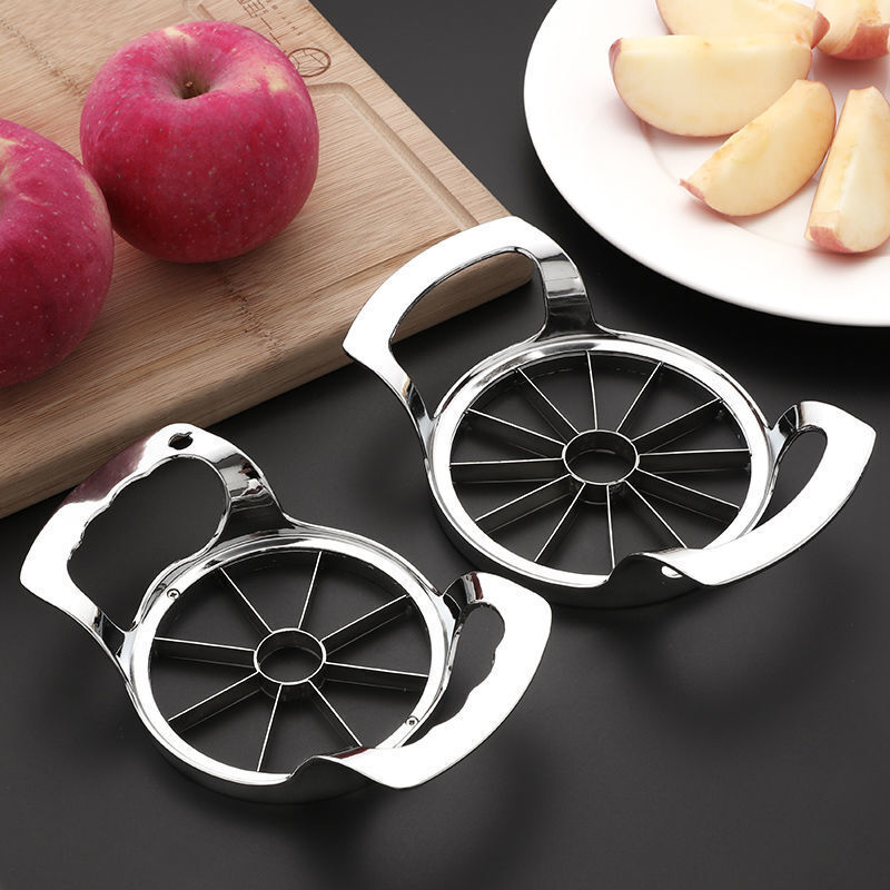 Henlu apple cutter multifunctional fruit divider 304 stainless steel apple cutter artifact fruit slicer fruit cutter medium 8-petal fruit fork + orange peeler