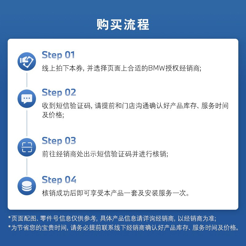 BMW official original MPP high-performance brake caliper sports brake system modified parts 3 Series 4 Series 5 Series X5 Voucher Blue X5 (F15) X6 (F16)