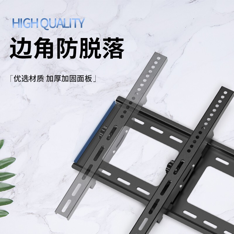 ProPre (40-75 inches) TV mount fixed TV wall mount bracket is universally suitable for Hisense Skyworth TCL Huawei smart screen and other TV stands with a load capacity of 70kg
