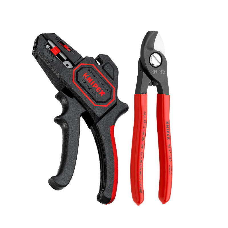 KNIPEX pliers set imported from Germany, comfortable cutting and stripping combination, industrial cutting and stripping combination, comfortable cutting and stripping combination K.00 24 02 C09