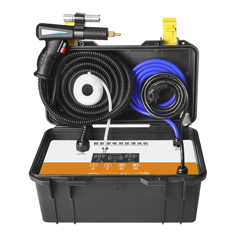 Muwu Commercial Steam Cleaner High Temperature and High Pressure Housekeeping Appliances Cleaning Air Conditioning Tools High Temperature Kitchen Oil Fume Degreasing Cleaning Machine Multifunctional All-in-One Machine 3500W Commercial 100KG Gift Package (can be connected to an air pump to clean pipes)