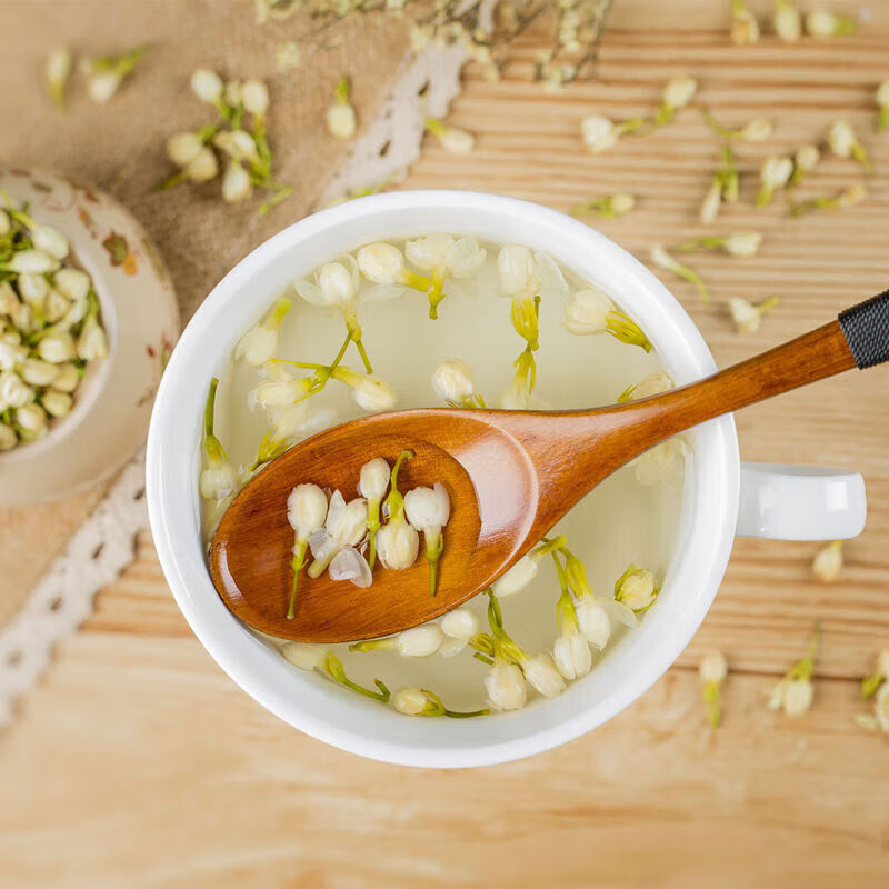 SendYi Jasmine Bud Tea Natural New Tea Jasmine Tea Strong Fragrance Type Herbal Tea for Pregnant Women Sold Separately Jasmine Flowers 2 Jin, 1 Kilogram