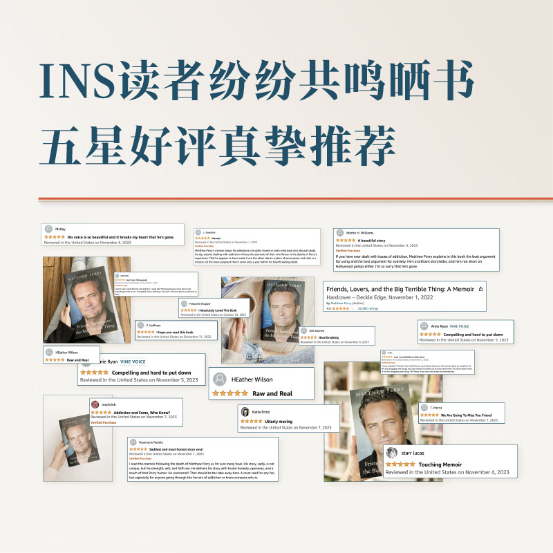 Friends, Love and Big Trouble Matthew Perry's Memoirs Chinese version of Friends Little Money Actor Biography Matthew Perry Translated by Lin Publishing House