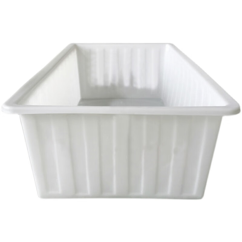 Beef tendon plastic water tank rectangular water storage bucket aquaculture square bucket fish farming and selling fish tendon shallow basin 50 liters beef tendon shallow basin 67*43*20cm